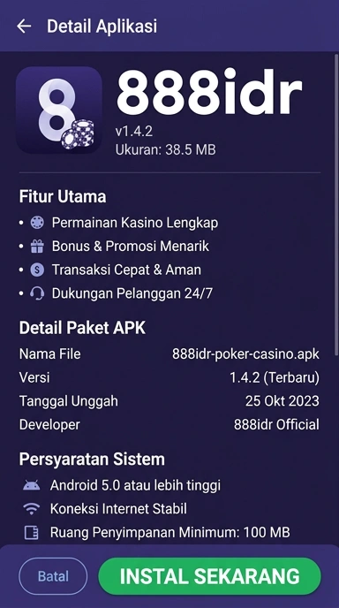 Cara Unduh dan Instal APK 888idr untuk Android