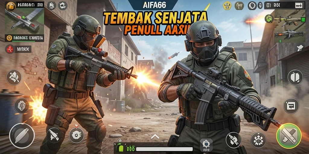 Tampilan antarmuka seru dari AIFA66 yang penuh aksi.