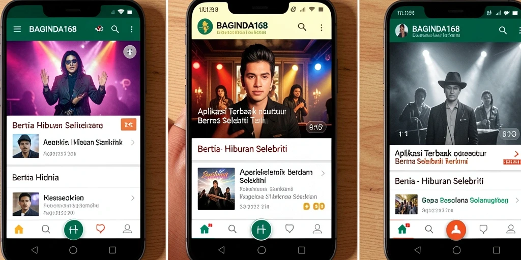 Antarmuka aplikasi BAGINDA168 yang menarik dan informatif.