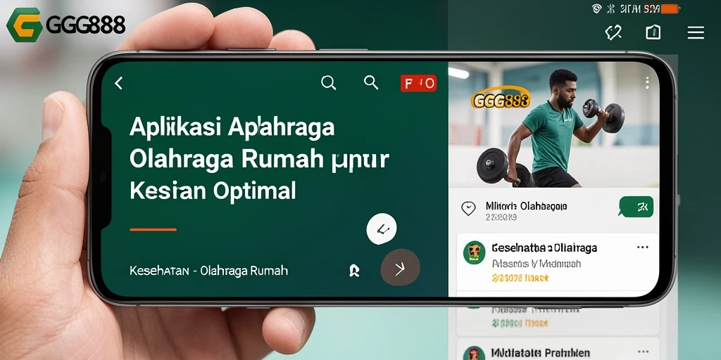 Tampilan antarmuka GGG888 yang ramah pengguna untuk olahraga rumah.