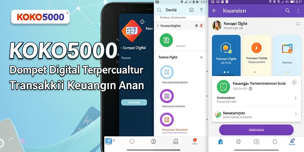 Tampilan antarmuka KOKO5000 yang sederhana dan fungsional.
